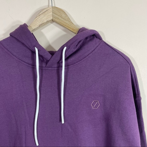 Urban Outfitters Standard Cloth Foundation Hoodie Sweatshirt Purple - Picture 7 of 11